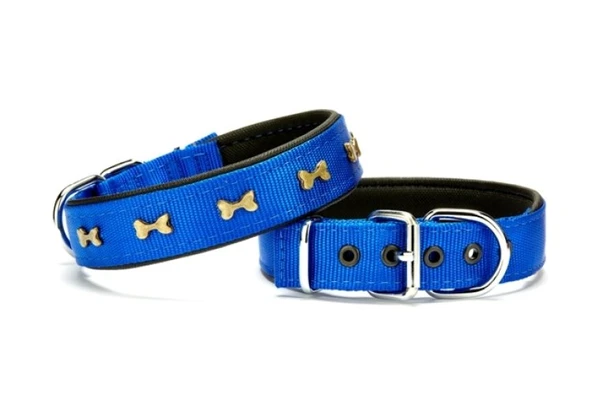 Kemik Metal Süslü Köpek Tasması 3*55 cm Medium Mi ürün görseli 1