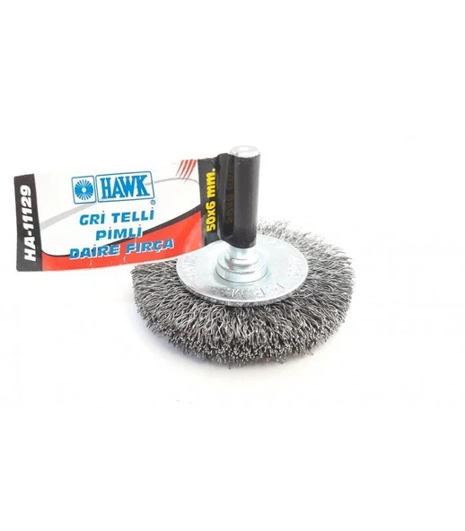 HA11129 Pimli Gri Tel Daire Fırça 50x6 mm ürün görseli 1