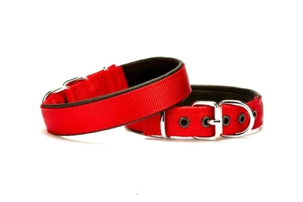 Softlu Köpek Boyun Tasması 1,5 cm x 30 cm Kırmızı ürün görseli 1