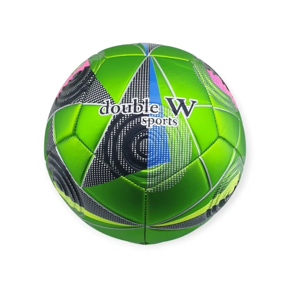 Futbol Topu Dikişli 420 gr No:5 - FB-490-YEŞİL - 1 ADET ürün görseli 1