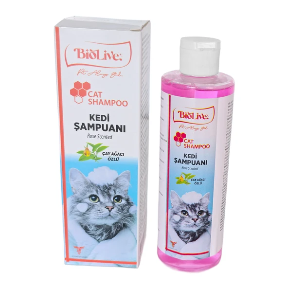 Biolive Çay Ağacı Özlü Kedi Şampuanı 200ml - Resim 4