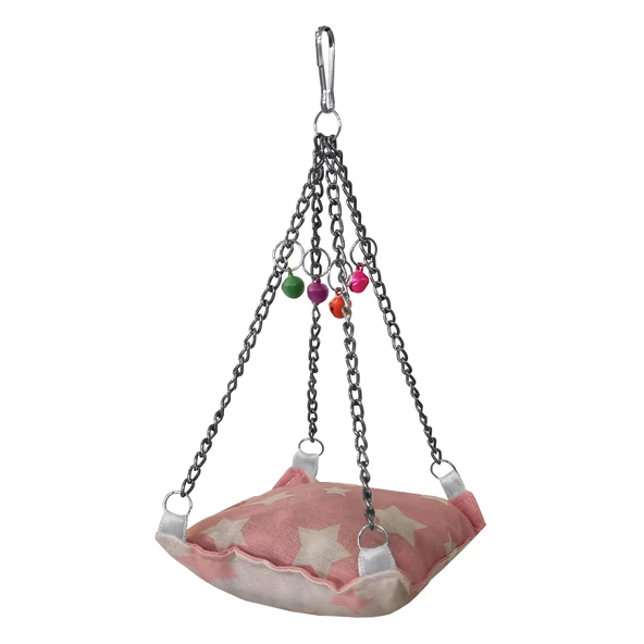 Yıldız Desenli Minder Ve Çanlı Kuş Hamağı 9*9-18 cm ürün görseli 1