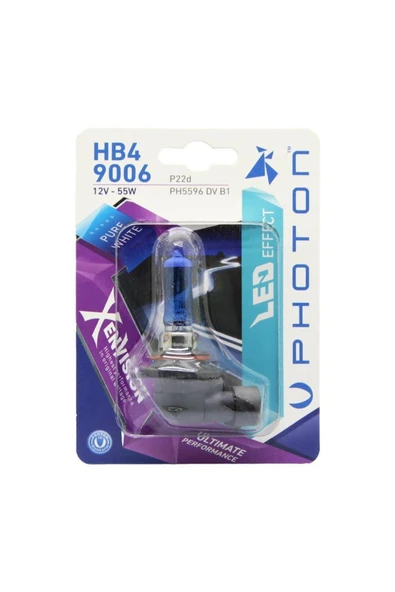Photon Hb4 9006 12v 55w Xen Vision Blister (TEKLİ BLİSTER) ürün görseli 1