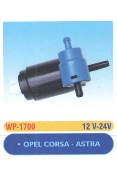 Parça Kent CAM SU SİLECEK FİSKİYE POMPASI MOTORU ASTRA F HB-SW 91 98 CORSA B 93 00 VECTRA A ürün görseli 1