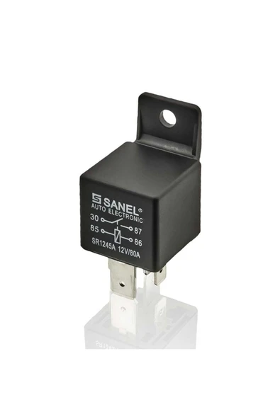 Sanel 12V 80A Güç Rölesi Yedek Parçalı Sr1245 SR1245A ürün görseli 1