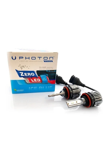 Photon Zero H11 Buz Mavisi +3 Plus Fansız Led 12v-24v ürün görseli 1