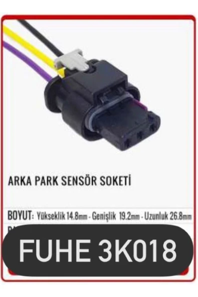 fuhe Fhe 3k018 Arka Park Sensör Soketi ürün görseli 1