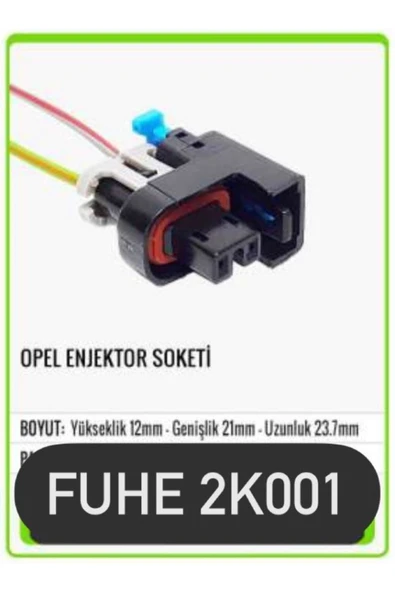 fuhe Fhe 2k001 Opel Enjektör Soketi ürün görseli 1
