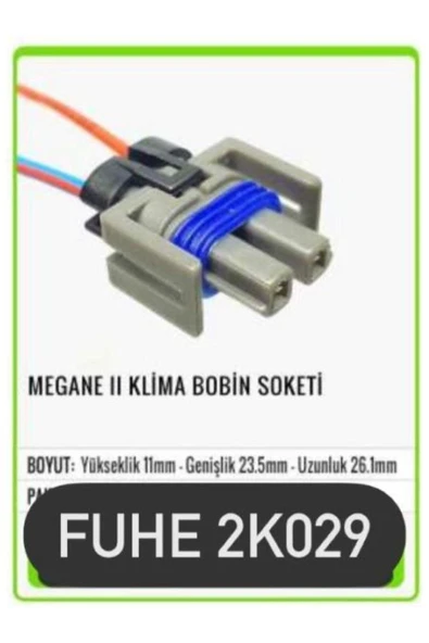 fuhe Fhe 2k029 Megane Iı Klima Bobin Soketi ürün görseli 1