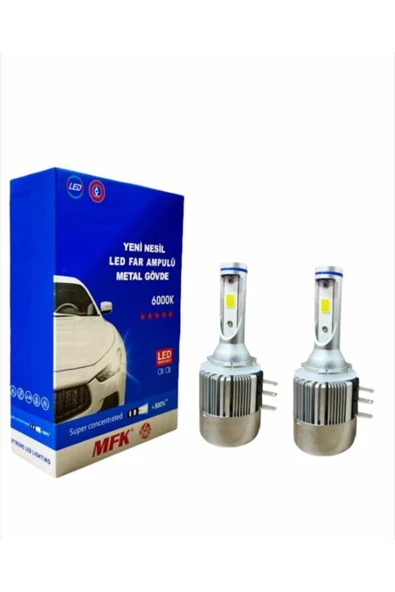 EMA-MFK Mfk H15 Led Xenon Yeni Nesil Metal Gövde Zenon %300 Fazla Işık ürün görseli 1