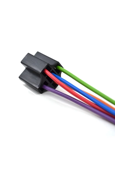Üstün Mini Röle Soketi 4 - 5 Fişli Bakır Kablolu Pirinç Terminalli 1.50mm Kablo-5 Fiş Uyumlu ürün görseli 1