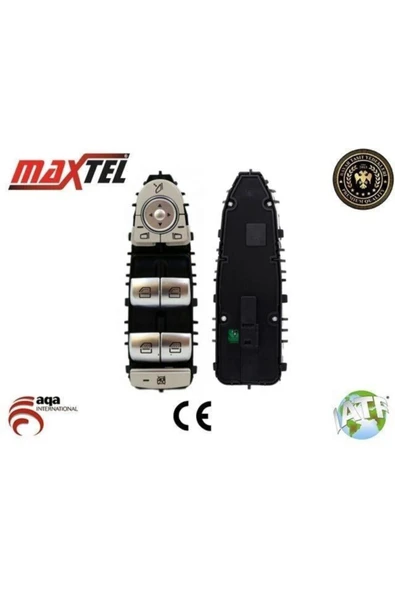 Maxtel Mxt-18208004 Cam Açma Kaldırma Anahtarı Düğmesi Merced... ürün görseli 1