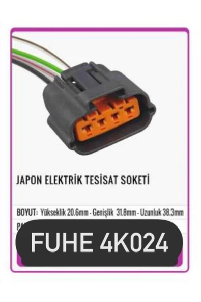 fuhe Fhe 4k024 Japon Elektrik Tesisat Soketi ürün görseli 1