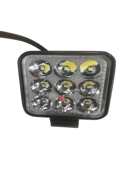 TAS Motosiklet Sis Farı 12 V 9 Led 27w Aliminyum Beyaz Işık L-1118 ürün görseli 1