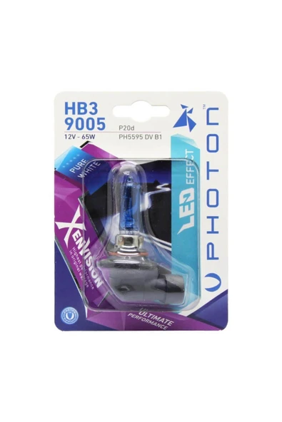 Photon Hb3 9005 12v 65w Xen Vision Blister (TEKLİ BLİSTER) ürün görseli 1