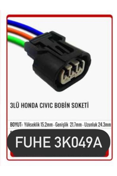 fuhe Fhe 3k049a 3lü Honda Cıvıc Bobın Soketi ürün görseli 1