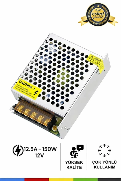 maxcam 12 Volt 12.5 Amper Güvenlik Kamera Sistemi Adaptörü - Kamera Adaptörü ürün görseli 1
