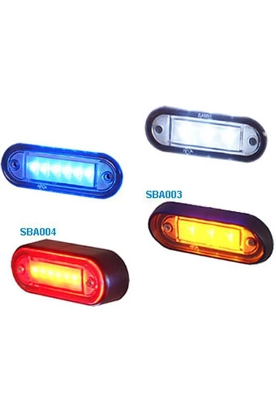Sanel Aydınlatma Basamak 12V 6 Ledli Beyaz SBA12W6 ürün görseli 1
