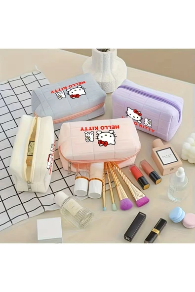 MORESUN Hello Kitty Makyaj Çantası - Resim 3