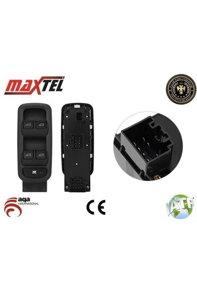 Maxtel Ön Cam Açma Düğmesi Sol : Dörtlü Fiesta 08> -18202051 ürün görseli 1