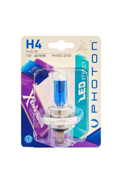 Photon H4 12V 60/55W XEN VISION (TEKLİ BLİSTER) PH5504 DV B1 ürün görseli 1