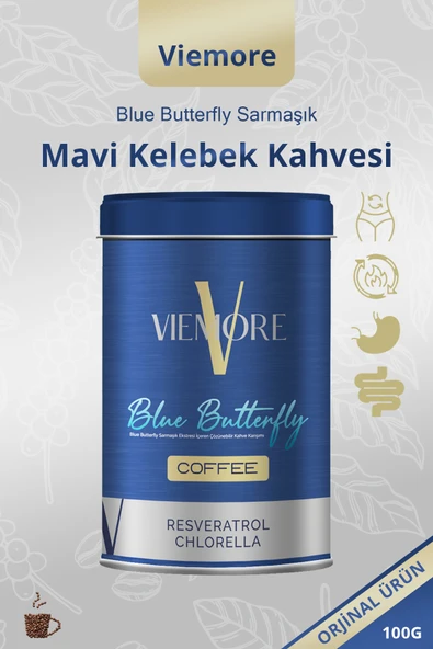 Viemore Blue Butterfly Sarmaşık Ekstresi Içeren Kahve - Mavi Kelebek Kahvesi 100g ürün görseli 1