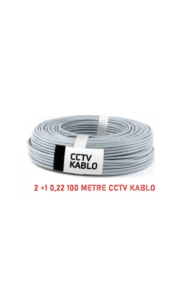 maxcam 2+1 100 Metre 0,22 CCTV Kamera Kablosu ürün görseli 1