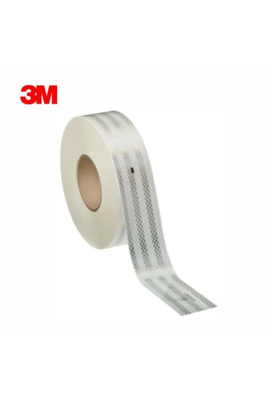 3M REFLEKTİF ŞERİT 55 MM BEYAZ (SERT YUZEY) (1 MT FİYATIDIR) ürün görseli 1