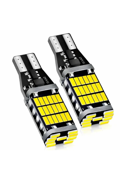 HLG T15 W16w Canbus Led Beyaz Geri Vites Park Ampülü (2 Adet) ürün görseli 1