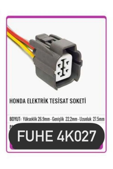 fuhe Fhe 4k027 Honda Elektrik Tesisat Soketi ürün görseli 1