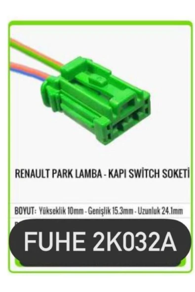 fuhe Fhe 2k032a Renault Park Lamba - Kapı Swich Soketi ürün görseli 1