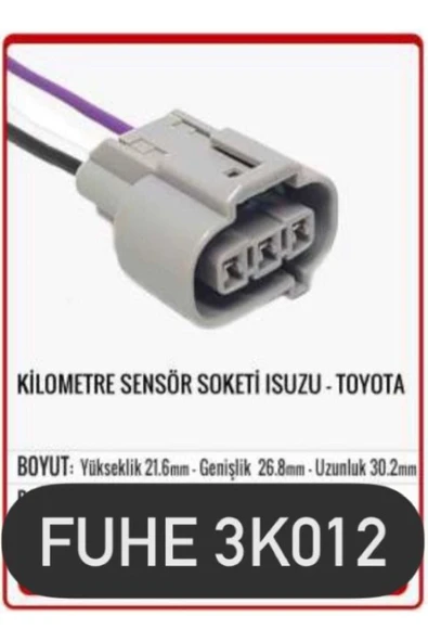 fuhe Fhe 3k012 Kilometre Sensör Soketi Isuzu-toyota ürün görseli 1