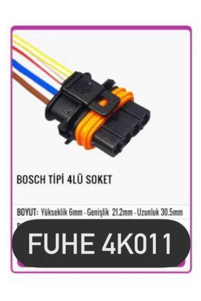 fuhe 4k011 Bosch Tipi 4 Lü Soket ürün görseli 1