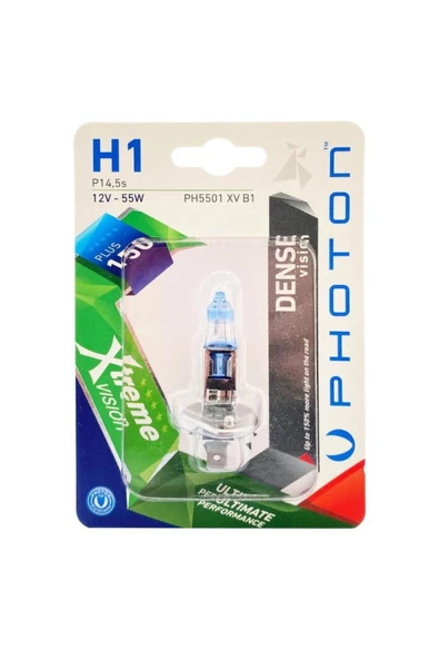 Photon H1 12v 55w Extreme Vısıon %150 Fazla Işık (TEKLİ BLİSTER) Ph5501 Xv B1 ürün görseli 1