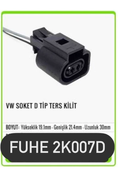 fuhe Fhe 2k007d Vw Soket D Tip Ters Kilit ürün görseli 1