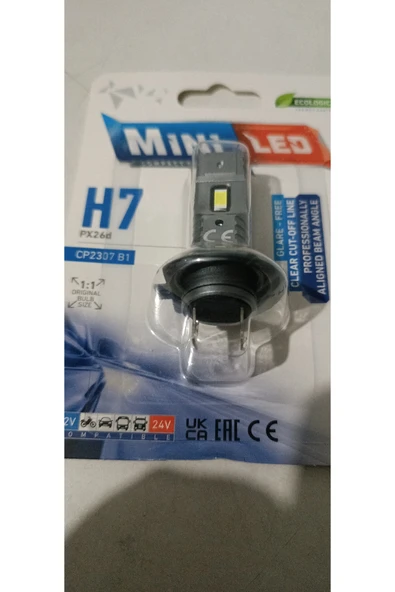 Photon H7 Mini COMPACT  Led Oto Ampul Photon 2li Set 2ADET ürün görseli 1