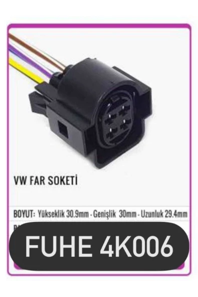 fuhe Fhe 4k006 Vw Far Soketi ürün görseli 1