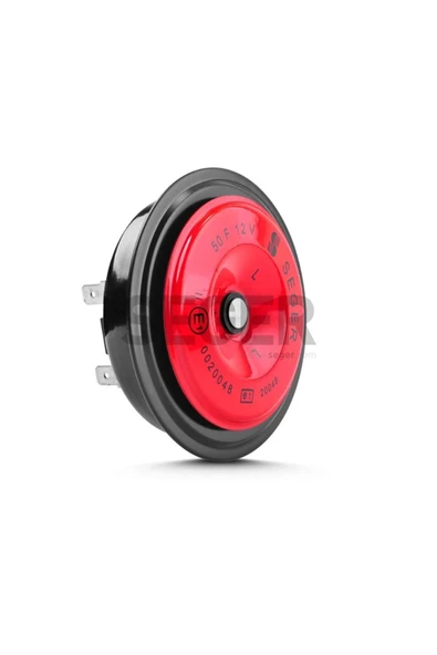 Seger 12v Didit Korna 335 Hz Kalın Ses Kırmızı (91 MM) ürün görseli 1