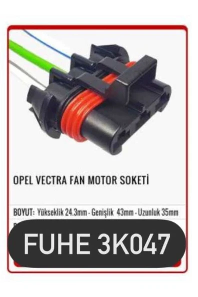 fuhe Fhe 3k047 Opel Vectra Fan Motor Soketi ürün görseli 1