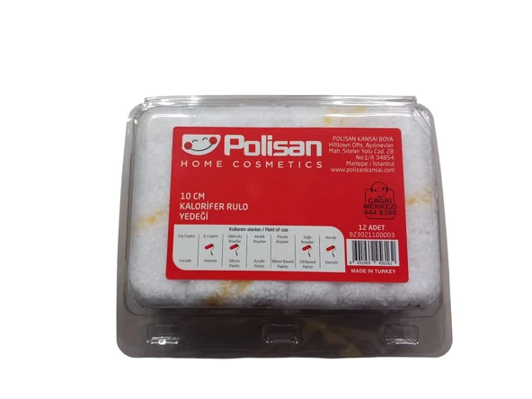 Polisan Kalorifer Rulosu Yedeği 10 cm (12'li Paket) ürün görseli 1