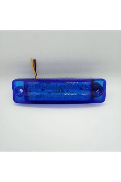T.A.S. 18 Ledli Parmak Led Lamba Mavi 12v (2 Adet) ürün görseli 1