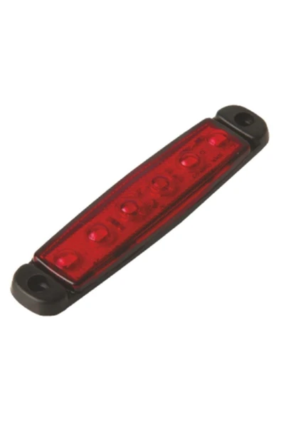 Sanel 6 Ledli 12 Volt Parmak Lamba Kırmızı (5 Adet) ürün görseli 1