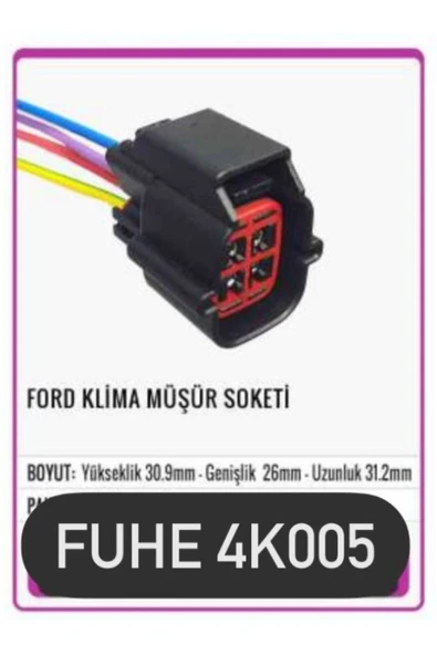 fuhe Fhe 4k005 Ford Klima Müşür Soketi ürün görseli 1