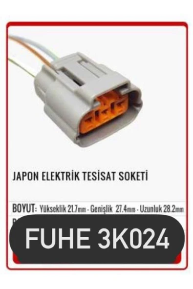 fuhe Fhe 3k024 Japon Elektrik Tesisat Soketi ürün görseli 1