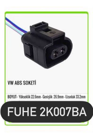 fuhe Fhe 2k007ba Vw Abs Soketi ürün görseli 1