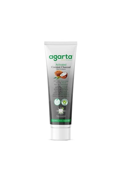 AGARTA DİŞ MACUNU AKT. KARBON HİND.CEV.ÖZLÜ 100 ML ürün görseli 1