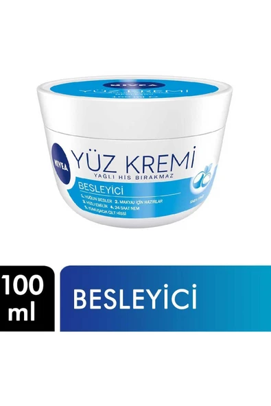 NİVEA BESLEYİCİ YÜZ KREMİ 100 ML ürün görseli 1