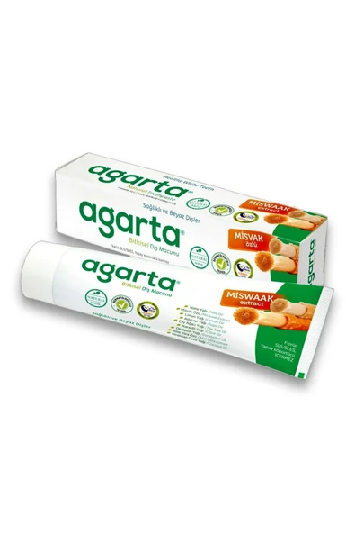 AGARTA BİTKİSEL TAM KORUMA DİŞ MACUNU MİSVAK 100ML ürün görseli 1