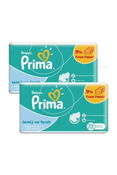 PRİMA ISLAK HAVLU FRESH TEMİZ FERAH 52Lİ 18 ADET ürün görseli 1