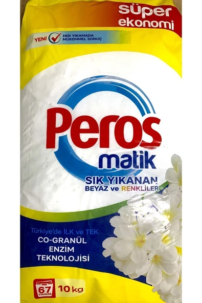 Peros Matik 10 kg  yasemin Çiçeği 1 ADET ürün görseli 1
